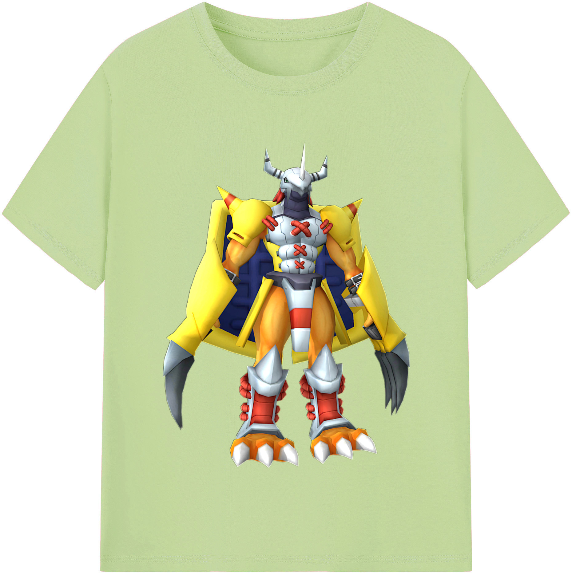 （画像用） Digimon デジタルモンスター/デジモン 綿100％半袖Tシャツ（フロントプリント）
